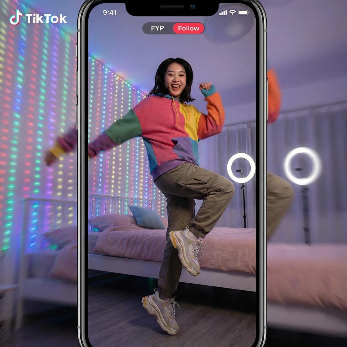 黄色仓库舞蹈短视频